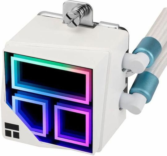 Thermalright Frozen Infinity 240 Water Cooling AIO CPU With 2 Fans 120mm And ARGB Lighting White