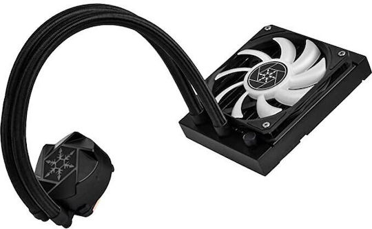 Silverstone SST-VD120-SLIM Υδρόψυξη AIO CPU με 1 Ανεμιστήρα 120mm και ARGB Φωτισμό