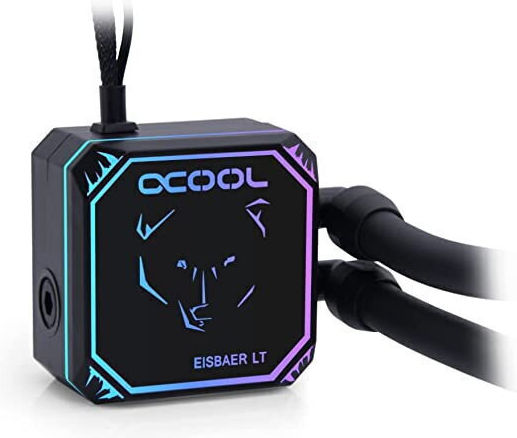 Alphacool Eisbaer LT360 Aurora Water Cooling AIO CPU With 3 Fans 120mm And ARGB Lighting