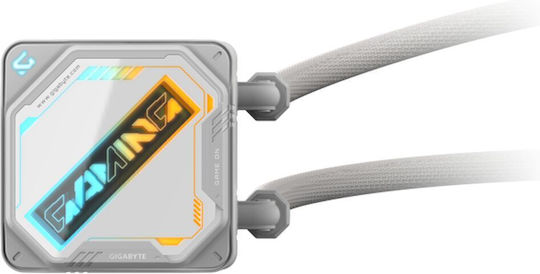 Gigabyte Gaming 360 Υδρόψυξη AIO CPU με 3 Ανεμιστήρες 120mm και ARGB Φωτισμό Λευκή