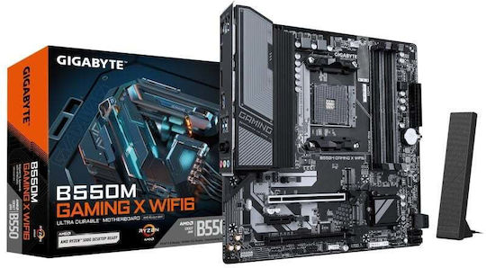 Gigabyte Gaming X WIFI6 B550 Placă de bază Micro ATX cu AMD AM4