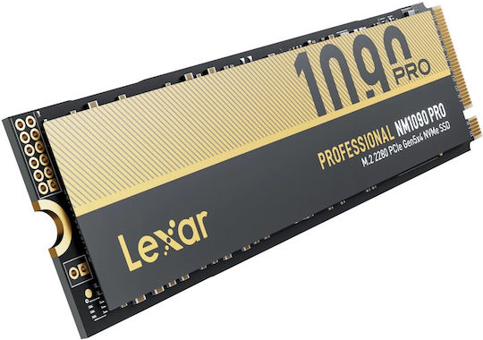 Lexar NM1090 Pro SSD 1TB τύπου M.2 με σύνδεση PCI Express 5.0 (PS5 Compatible) LNM109P001T-RNNNG