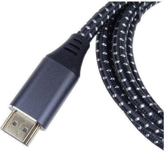 PremiumCord HDMI 2.1 Ultra High Speed 48Gbps 4K 120Hz HDR VRR Cable HDMI Male - HDMI Male 1m Gray