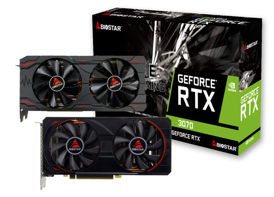 Biostar GeForce RTX 3070 8GB GDDR6 Κάρτα Γραφικών