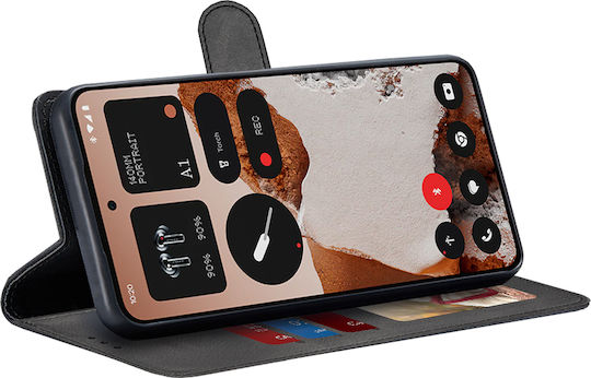 Techsuit Diary Book Σιλικόνης Μαύρο (Nothing CMF Phone 2 Pro)