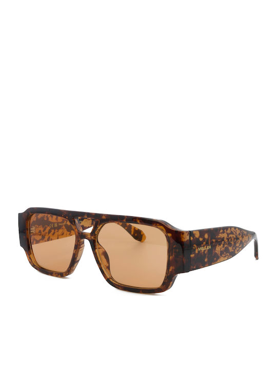 Meller Jahi Unisex Ochelari de soare cu Multicolor Cadru și Portocaliu Polarized Lentilă Jahi-tigris-orange