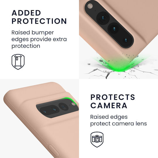 KWmobile Back Cover Σιλικόνης Ροζ (Google Pixel 7 Pro)
