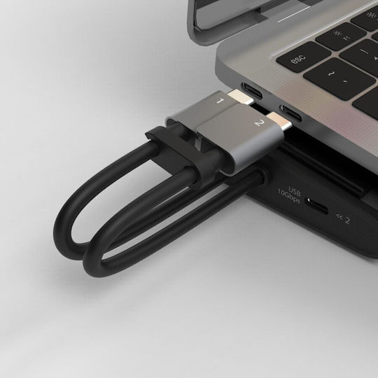 J5create USB-C Stație de andocare cu HDMI/DisplayPort 4K PD Ethernet Argintiu (JCD552-N)