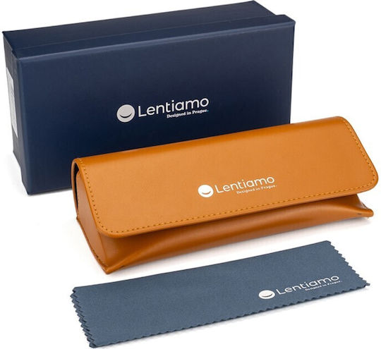 Lentiamo Leonie Γυναικεία Μεταλλικά Γυαλιά Προστασίας Οθόνης Πεταλούδα Light Gold