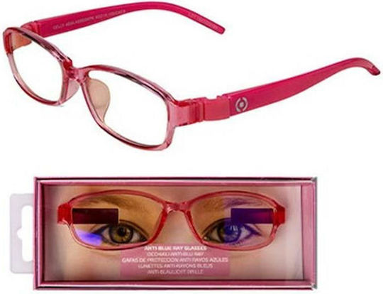 Celly Anti Blue-Ray Glasses Kids Screen Protection Glasses in Rosa Color