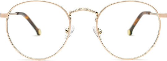 Lentiamo Giuseppe Μεταλλικά Γυαλιά Προστασίας Οθόνης Light Gold