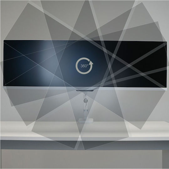 LC-Power Стойка Монитор до 49" Бял (LC-EQ-A49W)