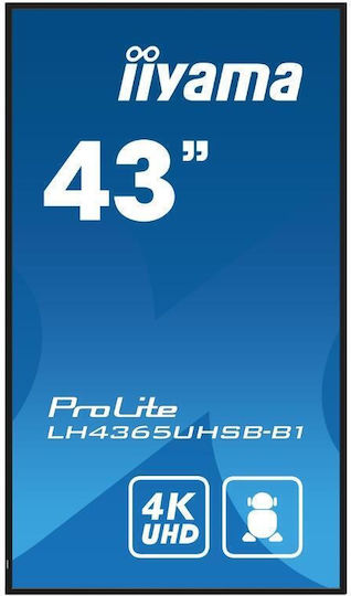 Iiyama Prolite Public Display LED IPS 4K UHD 43"