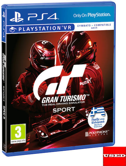 Gran Turismo Sport (Spec II) PS4 Game (Used)