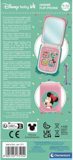 Clementoni Παιχνίδι Τηλέφωνο Minnie Mouse Flip Phone με Ήχους για 9+ Μηνών