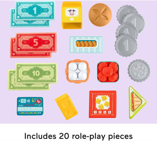 Fisher Price Baby Toy Paizo & Mathaino Educational Cash Register with Sounds for 24++ Months