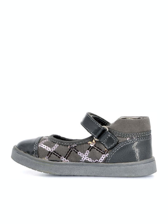 Papistas Kids Balerini Fete Gri Sintetic