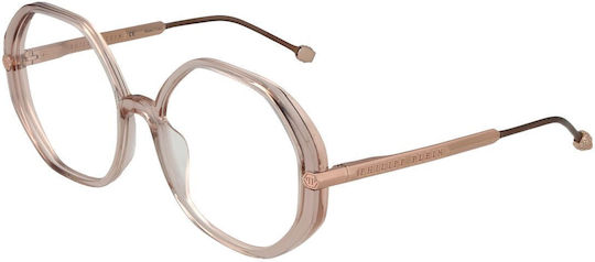 Philipp Plein Weiblich Brillenrahmen Rosa VPP053S 09AH