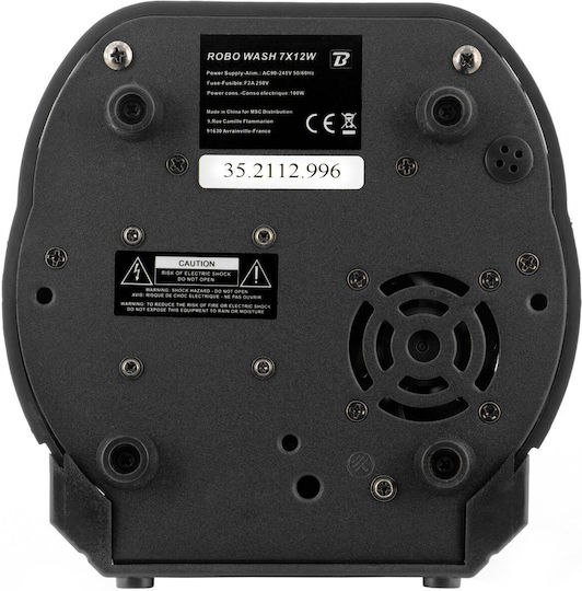 BoomToneDj Φωτορυθμικό Wash LED με Ρομποτική Κεφαλή Boomtone RGBW