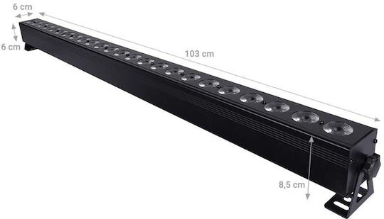 Light4me Προβολέας Beam LED RGBW