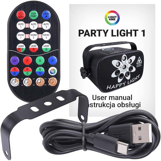 Light4me Laser Beam LED UV