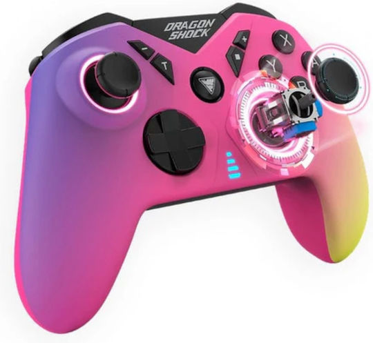 Dragonshock Nebula Ασύρματο Gamepad για Switch Ροζ