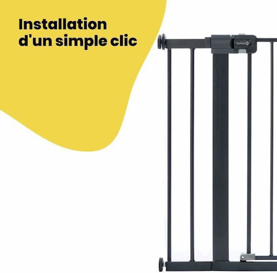 Safety 1st Easy Close Safety Gate Extensions Simple Placement made of Metal in Black Color 14x14cm 1pcs