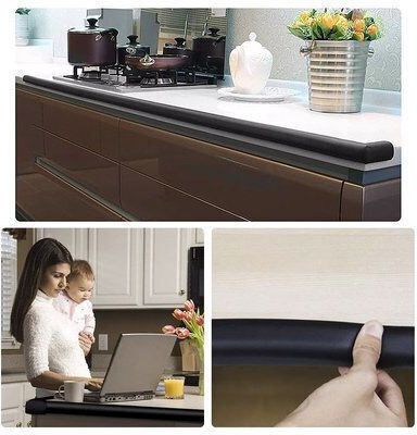 Surface Protector with Sticker in Black Color 200x3.5cm 1pcs