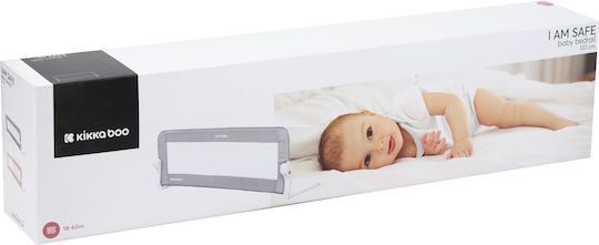 Kikka Boo I am Safe Bed Rail Guard made of Fabric in Gray Color 120x42cm 1pcs