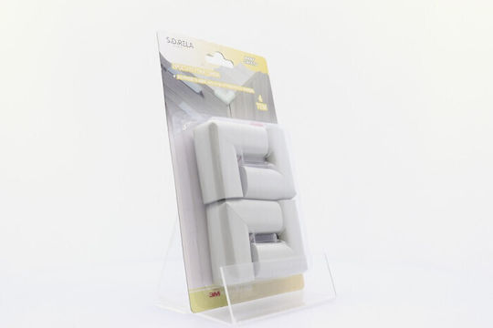 Sidirela Protection Corner made of Plastic in Brown Color 4pcs