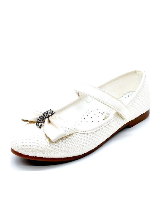 Bibelot Kinder Pumps & Ballerinas Weiß 2315-wh