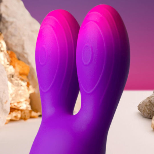 Rocks Off Glo-Girl Bunny Mini Δονητής Rabbit 13.2cm Μωβ