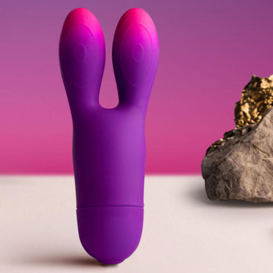Rocks Off Glo-Girl Bunny Mini Δονητής Rabbit 13.2cm Μωβ