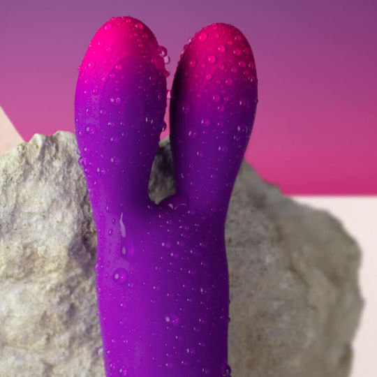 Rocks Off Glo-Girl Bunny Mini Δονητής Rabbit 13.2cm Μωβ