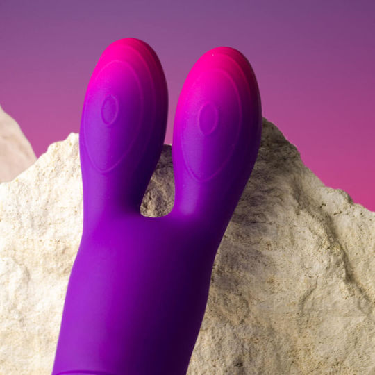 Rocks Off Glo-Girl Bunny Mini Δονητής Rabbit 13.2cm Μωβ