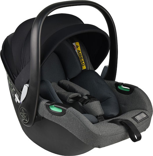 Bebe Stars Onyx 3 in 1 Baby Stroller Suitable for Newborn Gray