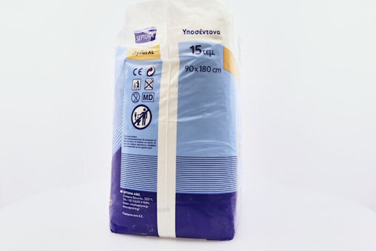 Septona Dry Plus Incontinence Underpads with 5 Protection Layers 90x180cm 15pcs