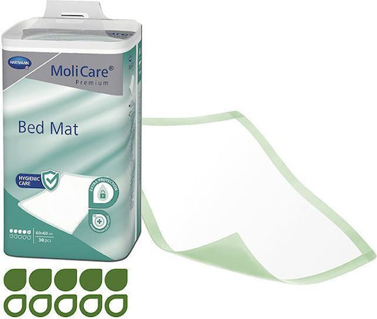 Hartmann Molicare Premium Incontinence Underpads 5 Drops 40x60cm 30pcs 1610610