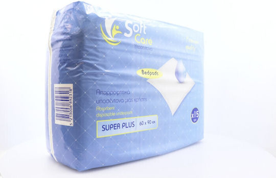 Bournas Medicals SoftCare Υποσέντονα Ακράτειας 60x90cm 15τμχ