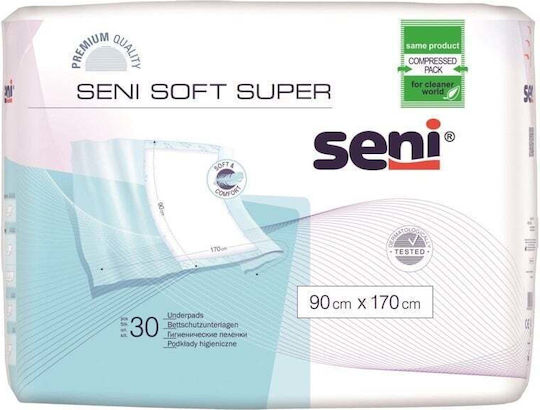 Seni Soft Premium Υποσέντονα Ακράτειας 90x170cm 30τμχ