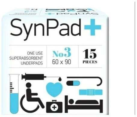 Syndesmos Synpad Pernute de incontinență 60x90cm 15buc