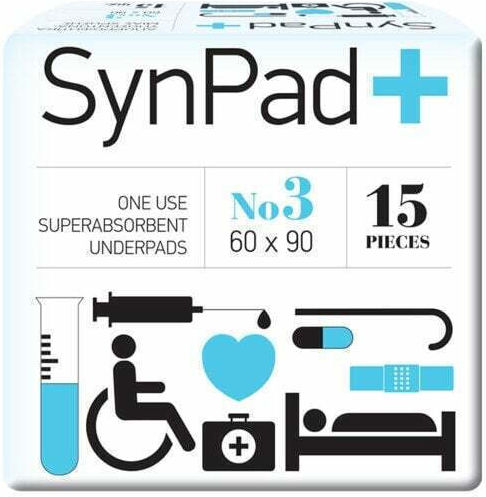 Syndesmos Synpad Pernute de incontinență 60x90cm 15buc