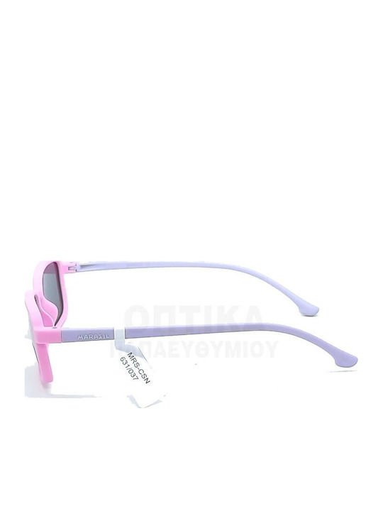 Marasil Square Kids Sunglasses with Polarized Blue Lens