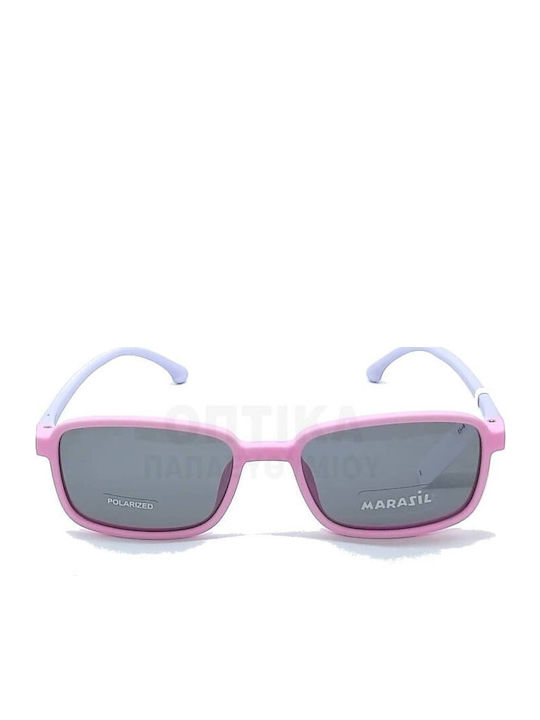 Marasil Square Kids Sunglasses with Polarized Blue Lens