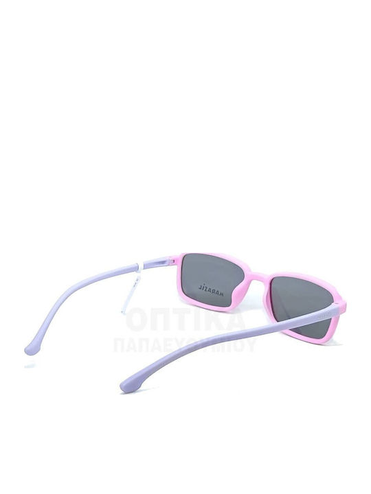 Marasil Square Kids Sunglasses with Polarized Blue Lens