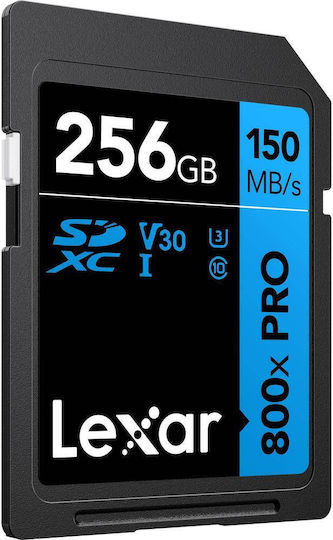 Lexar Professional 800x SDXC 256GB V30 UHS-I with Adapter