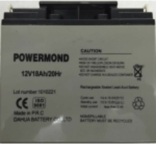 Dahua UPS Battery with Capacity 18Ah and Voltage 12V 101-035 1pcs