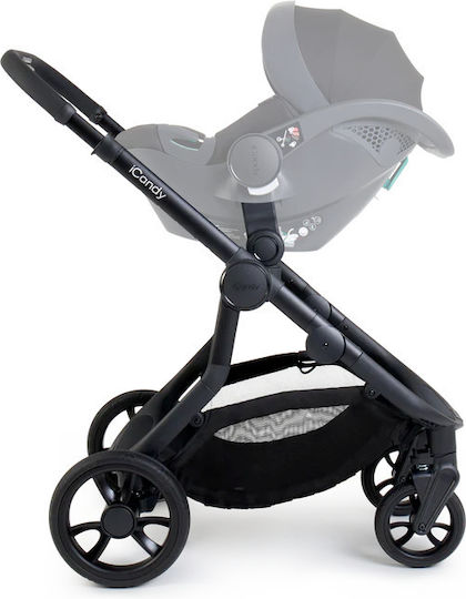 iCandy Orange Noir Adjustable 2 in 1 Baby Stroller Suitable for Newborn Black