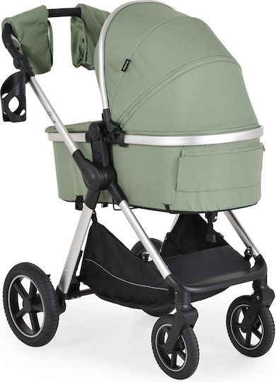 Cangaroo Alina Verstellbar 2 in 1 Baby Kinderwagen Geeignet für Neugeborene Dark Green