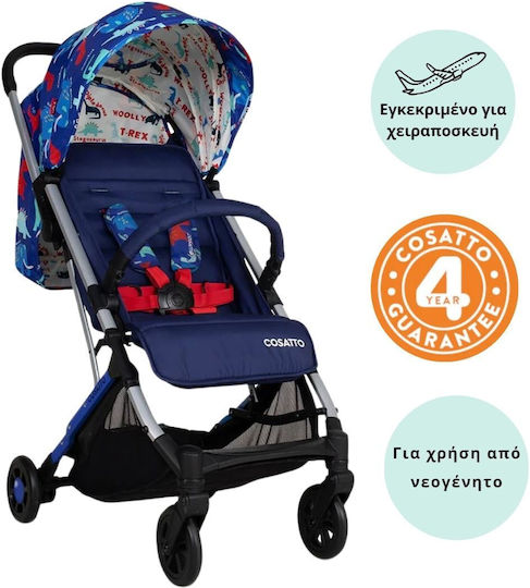 Cosatto YO! Καρότσι Μωρού Kατάλληλο για Nεογέννητο Dino Bright 7kg